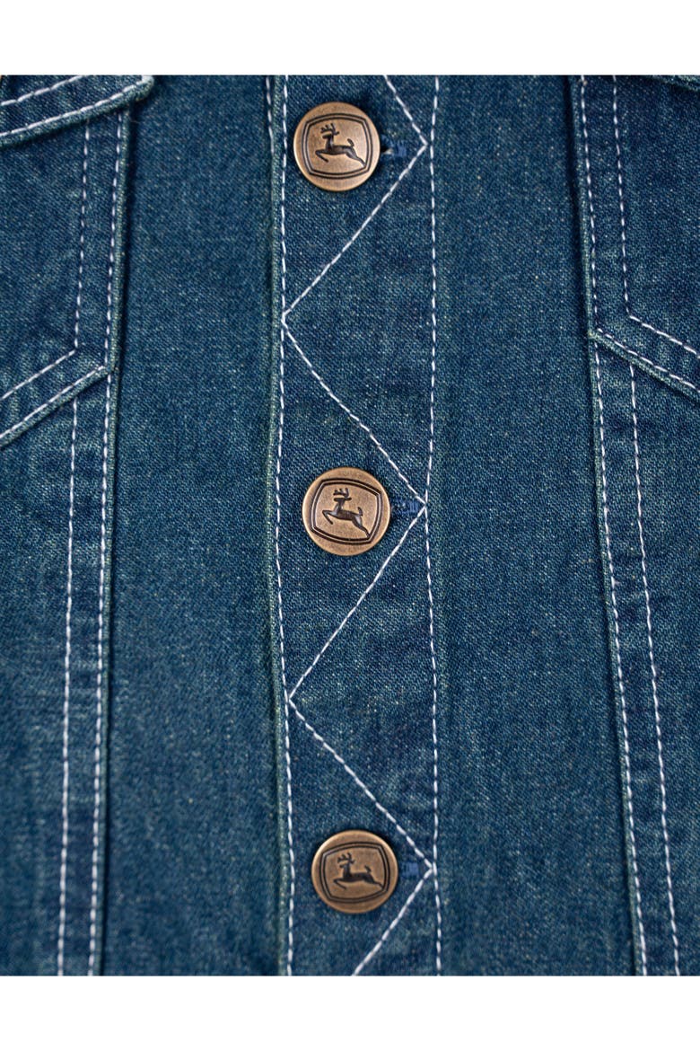 Denim Jacket, Alternate, color, Dark Wash Indigo