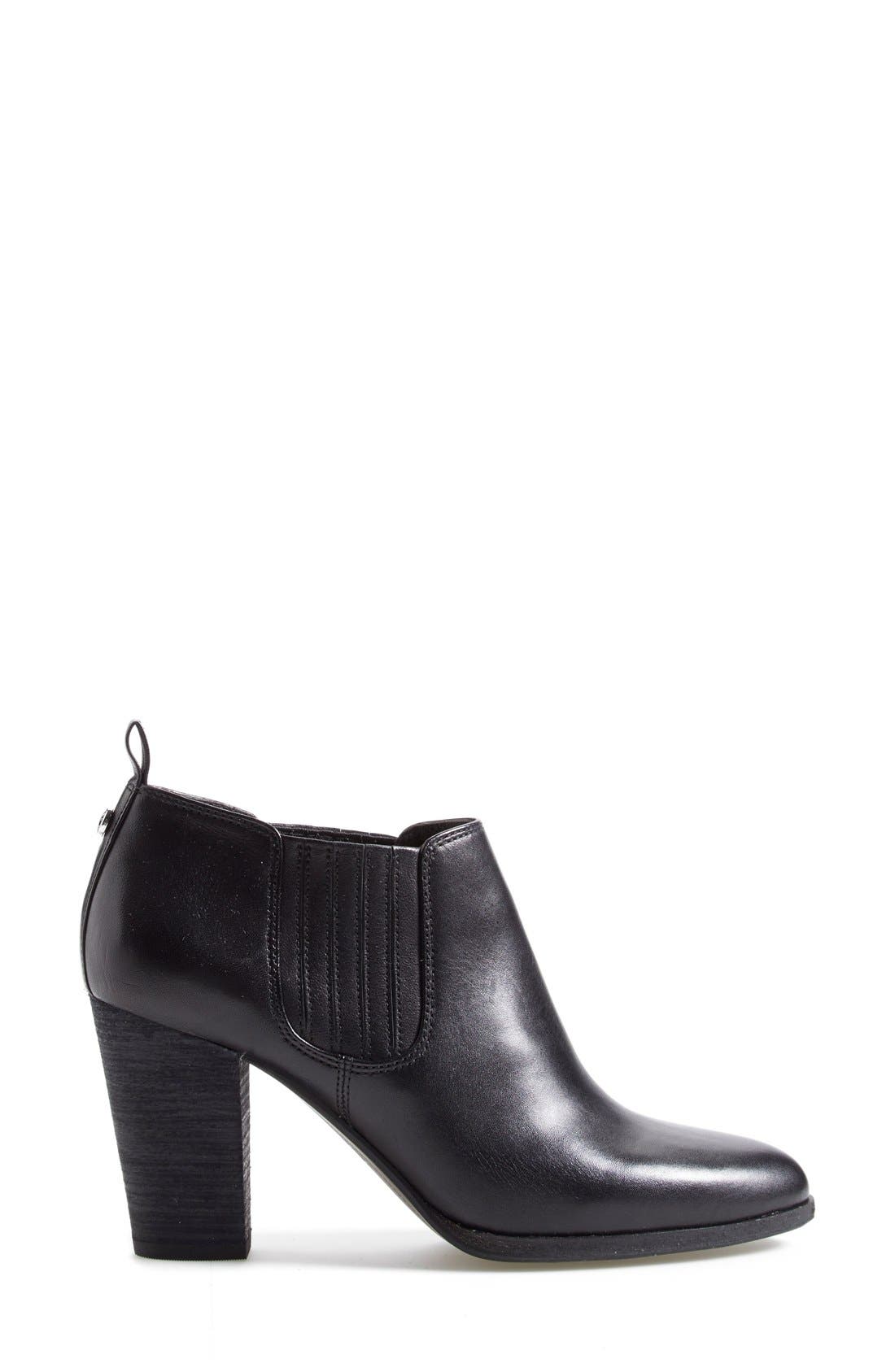 'Shaw' Bootie, Alternate, color, BLACK VACHETTA