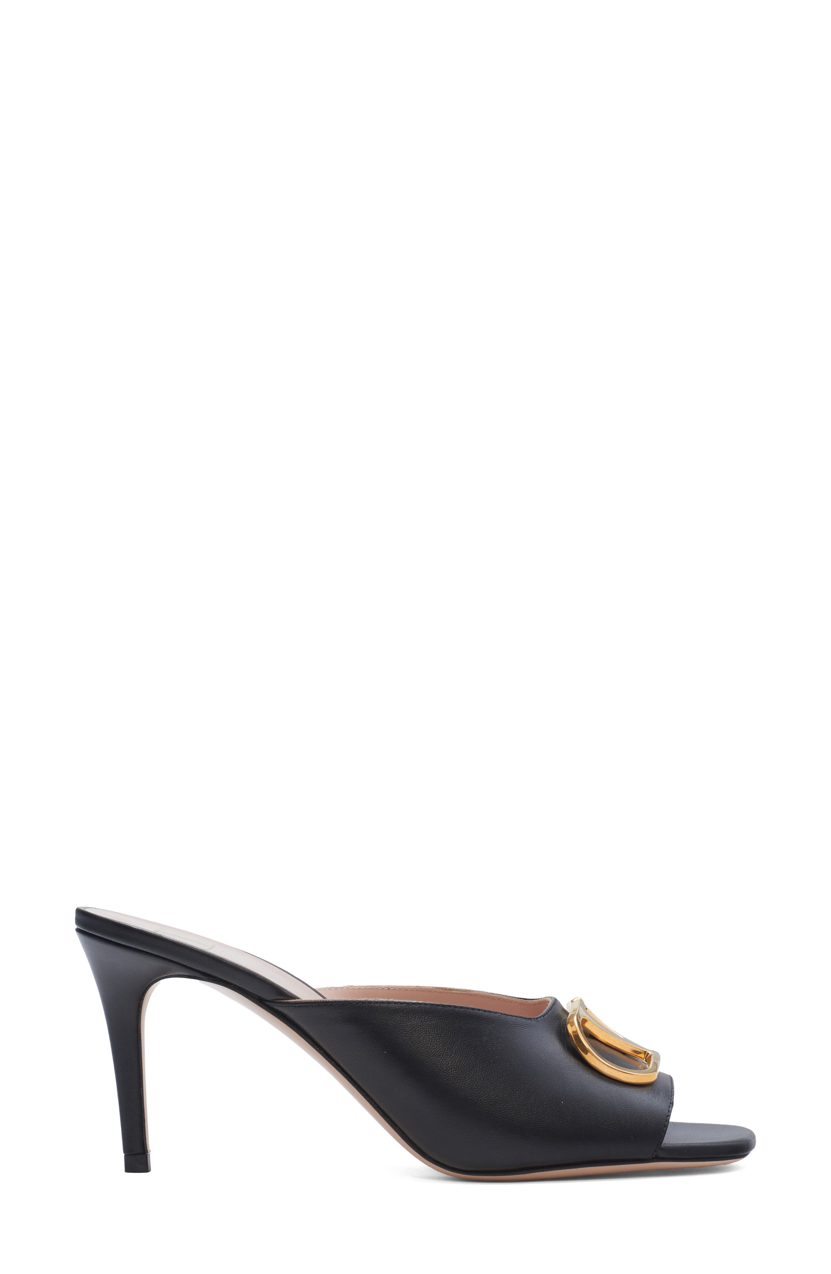 Valentino Garavani VLOGO Signature Sandal, Alternate, color, Black