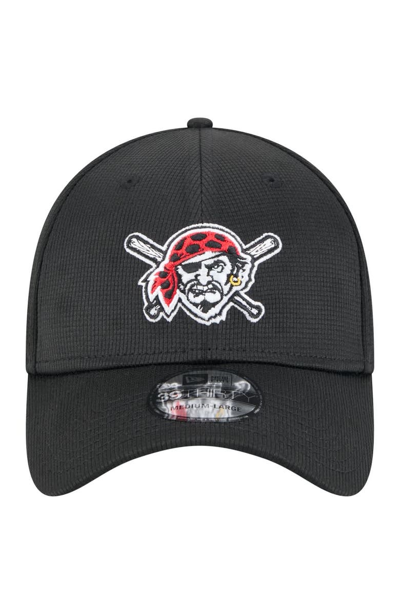 New Era Men's New Era  Black Pittsburgh Pirates 2025 Spring Training 39THIRTY Flex Hat, Alternate, color, 