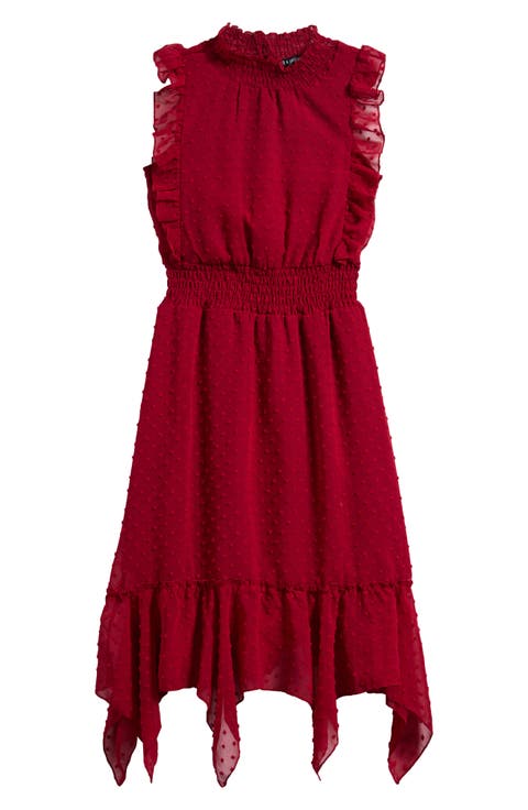 Kids' Clip Dot Hankey Maxi Dress (Big Girl)