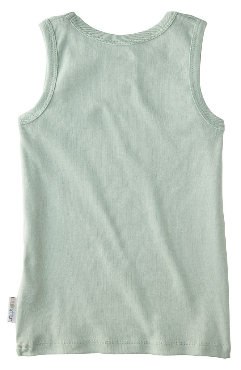 BUTTERBLU Malone Assorted 10-Pack Organic Cotton Muscle Tees, Alternate, color, Seafoam Terra Rainbow