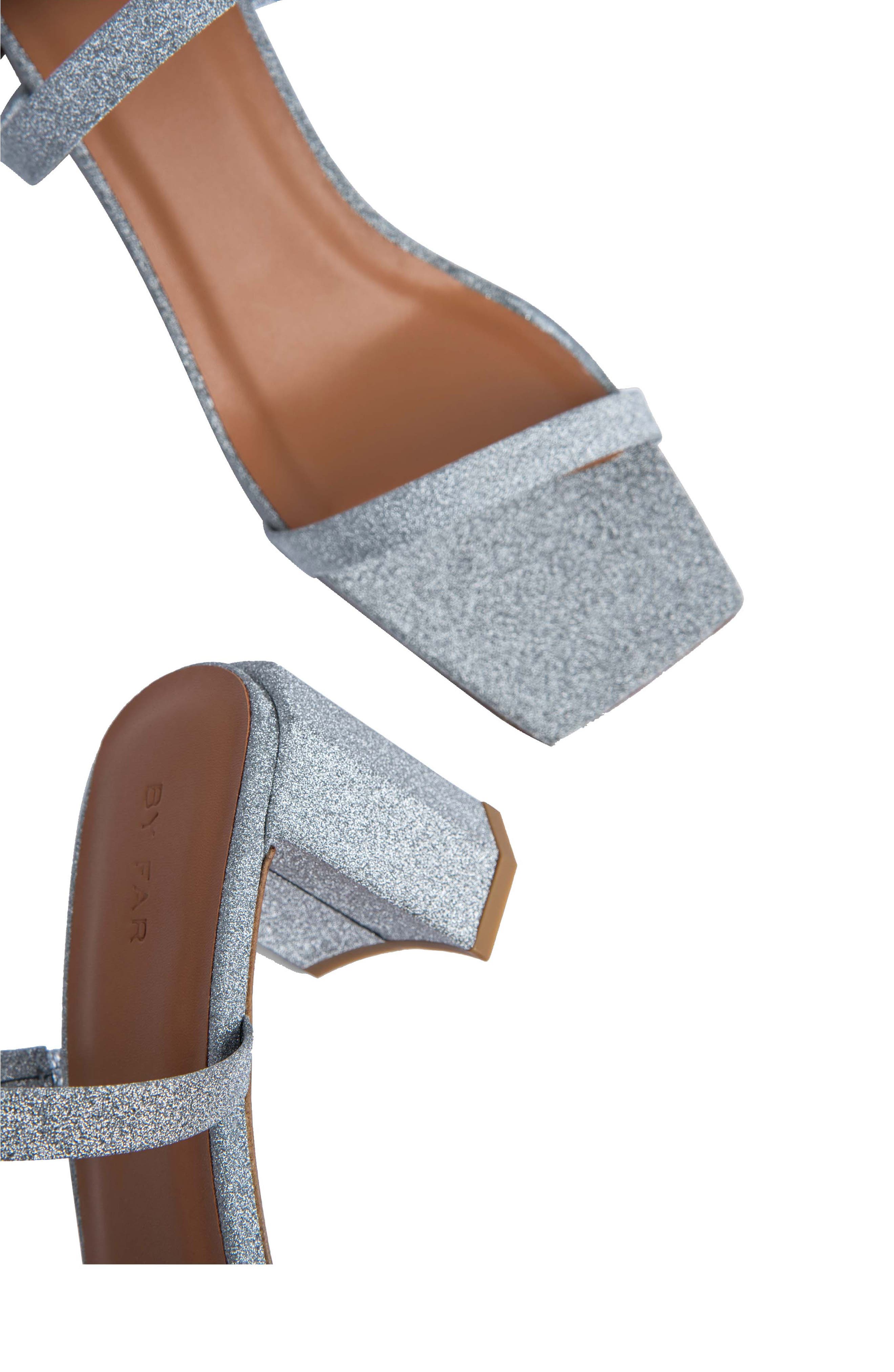 By Far Tanya Strappy Square Toe Sandal, Alternate, color, 