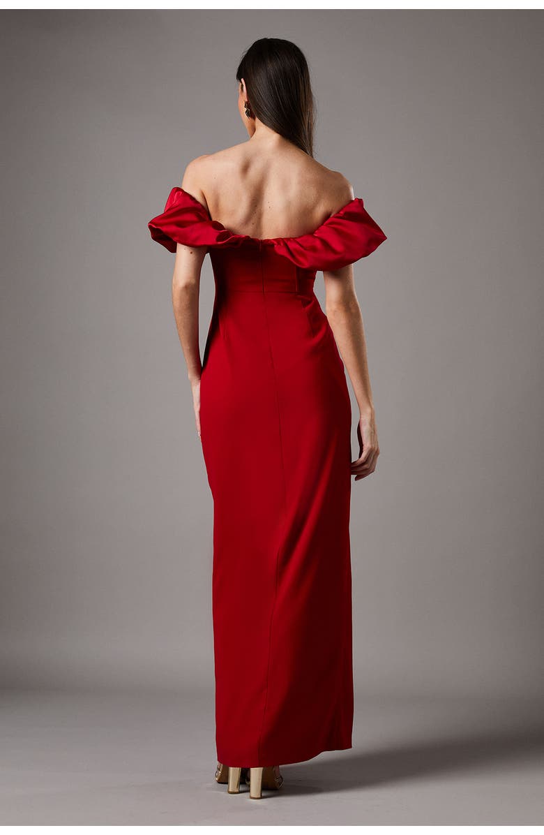 Coast Volume Sleeve Corset Column Maxi Dress, Alternate, color, 