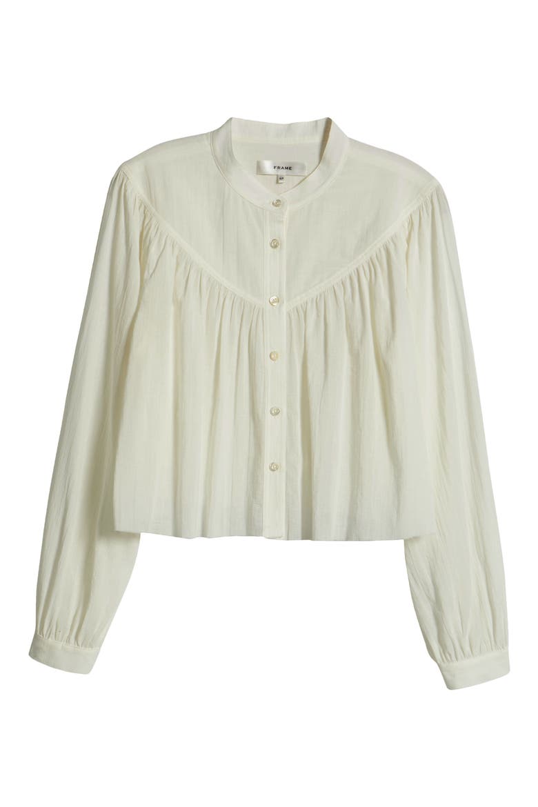 The Swing Button-Up Shirt, Alternate, color, ALABASTER
