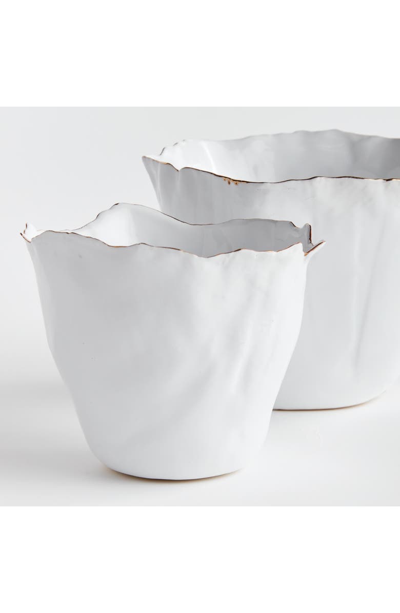 Napa Home & Garden Maribella Cachepot Planters Set of 2, Alternate, color, White