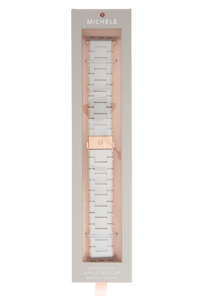 Silicone 20mm Apple Watch® Watchband, Alternate, color, LIGHT GREY