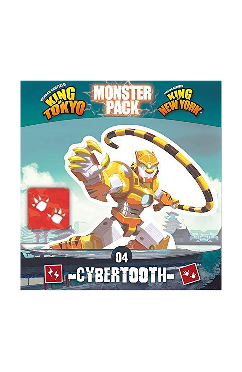IELLO King Of Tokyo Monster Pack #4 Cybertooth Expansion Pack, Alternate, color, 