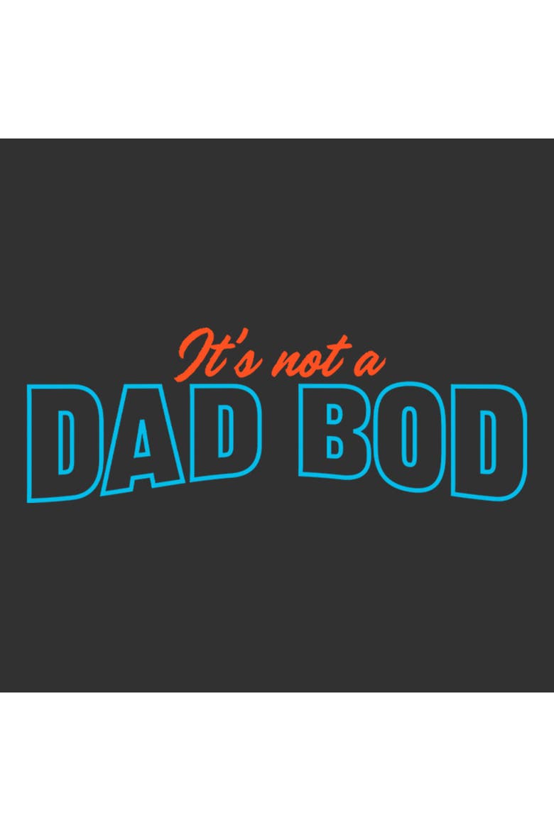 Men's Lost Gods It's Not A Dad Bod Quote  Graphic T-Shirt, Alternate, color, Dark Heather