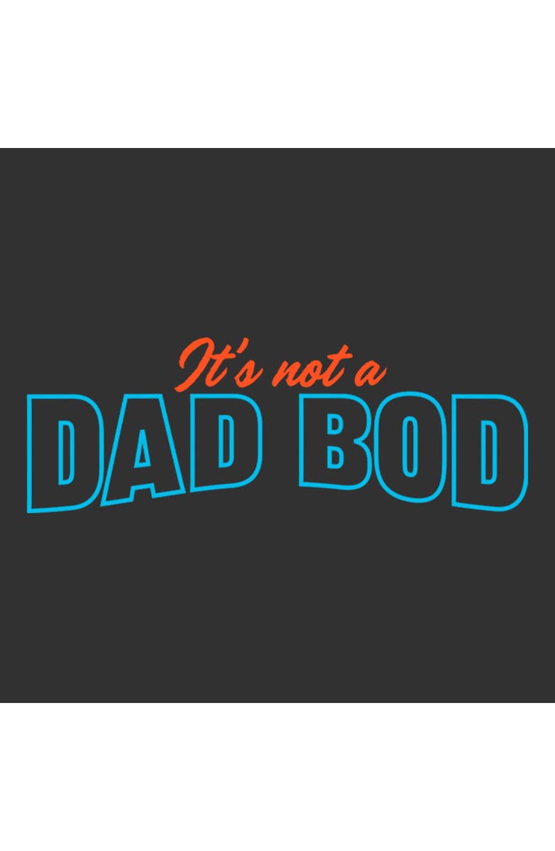 Lost Gods Men's Lost Gods It's Not A Dad Bod Quote Graphic T-Shirt, Alternate, color, Dark Heather
