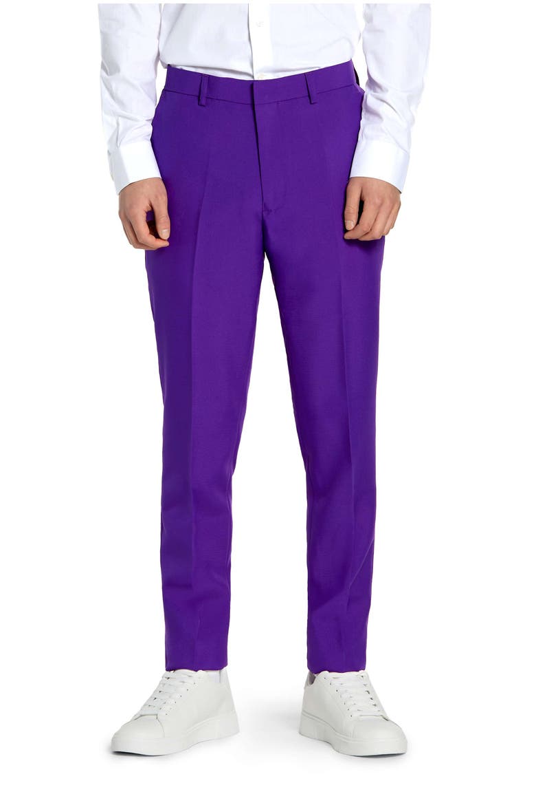 Kids' Purple Prince Two-Piece Suit & Tie Set, Alternate, color, Purple
