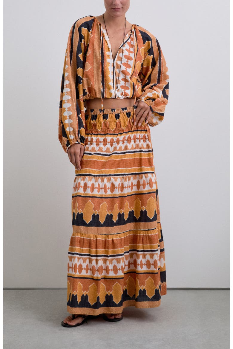 Bogoprint Skirt, Alternate, color, Multicolor