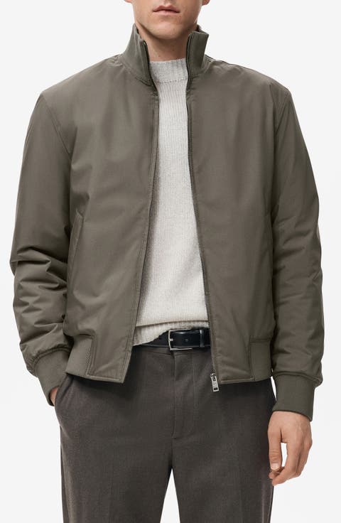Water Repellent Bomber Jacket