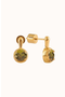  Peridot / Gold / 6Mm