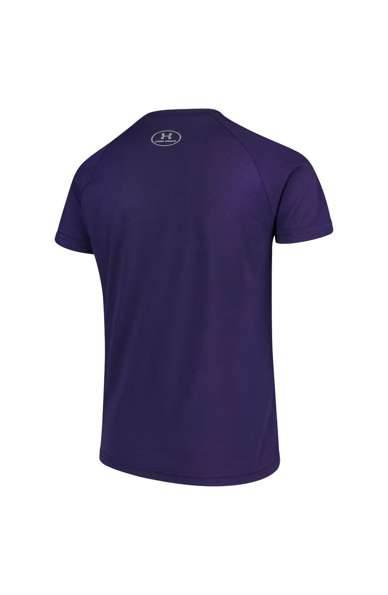 Under Armour Youth Under Armour Purple Northwestern Wildcats 2.0 Logo Tech T-Shirt, Alternate, color, 