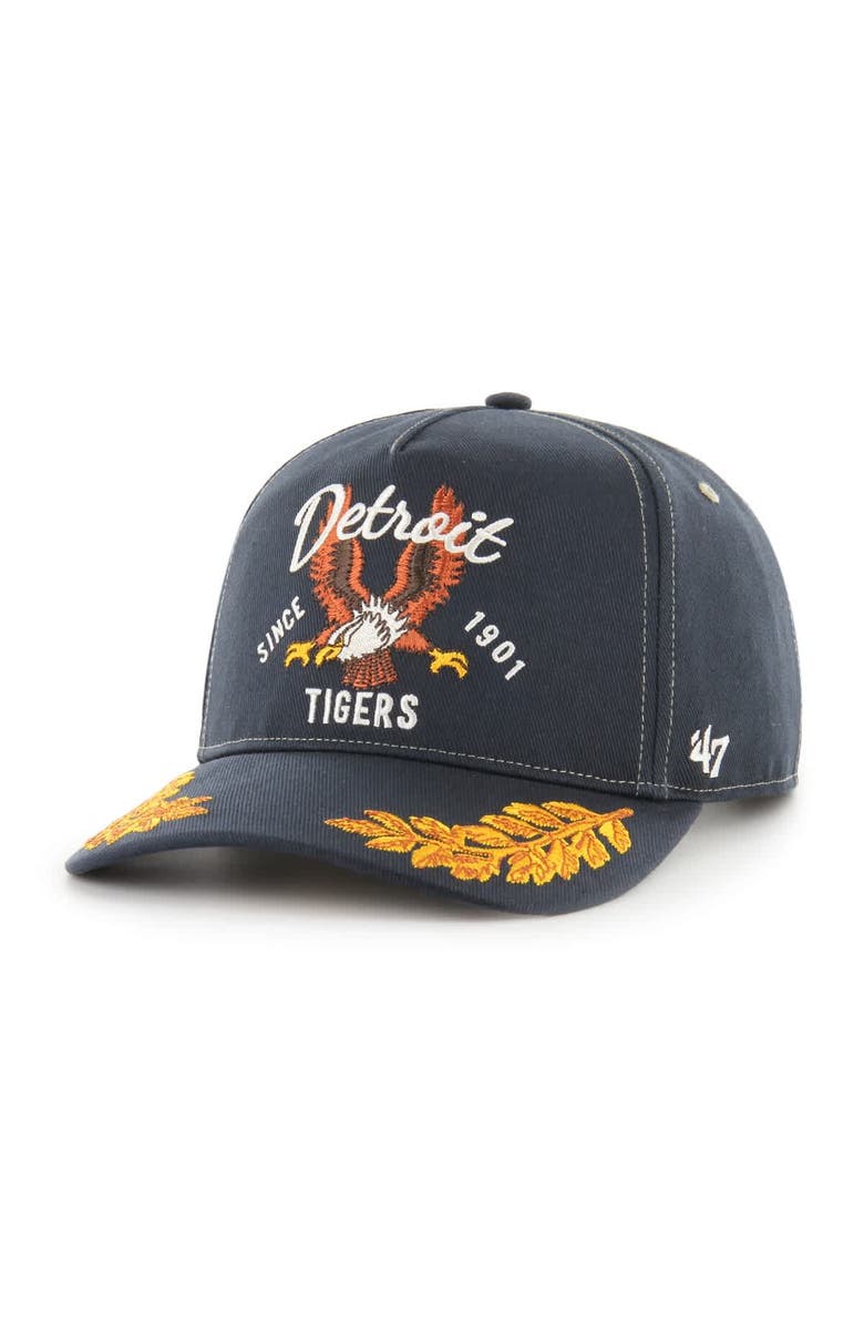 '47 Men's '47  Navy Detroit Tigers Keepsake Collection Adjustable Hitch Hat, Alternate, color, Navy