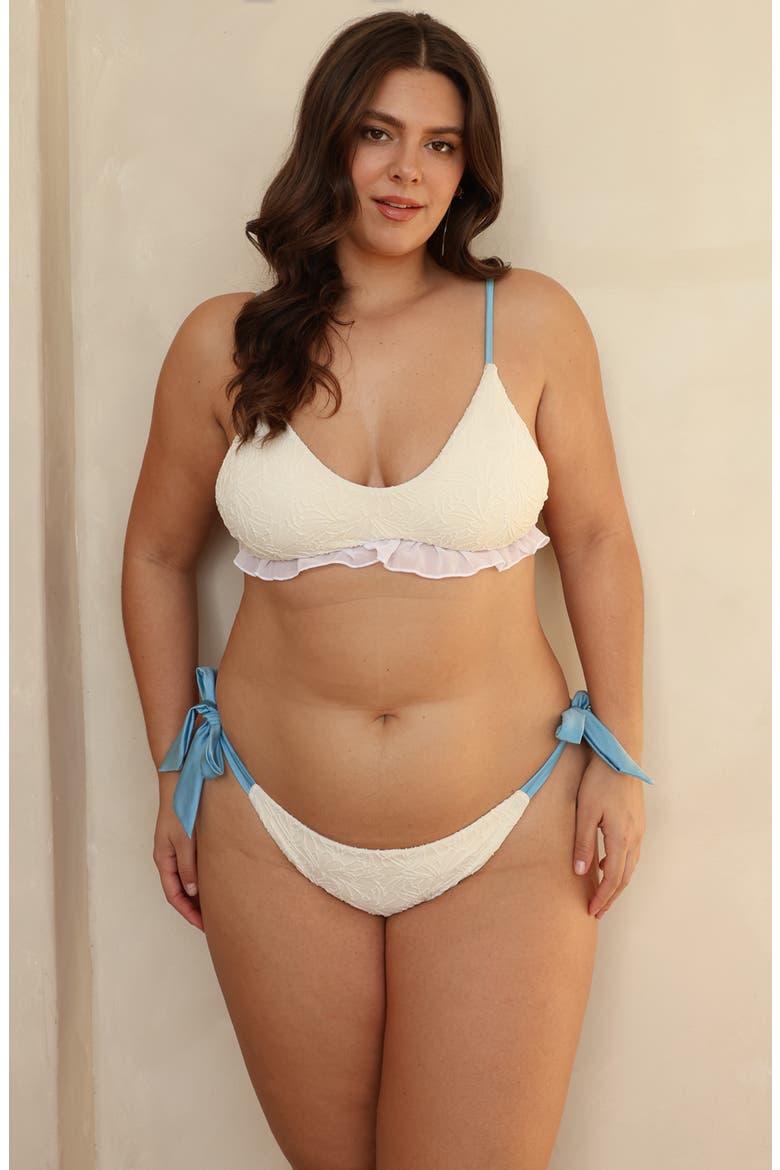 Ever After Super Cheeky Bikini Bottom, Alternate, color, Jasmine