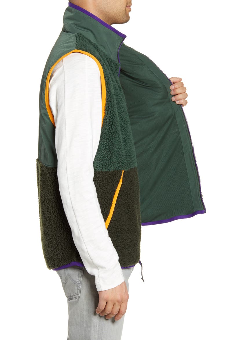 Sportswear Fleece Vest, Alternate, color, GALACTIC JADE/ SEQUOIA