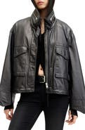 AllSaints Clay Leather Jacket