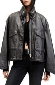 AllSaints Clay Leather Jacket