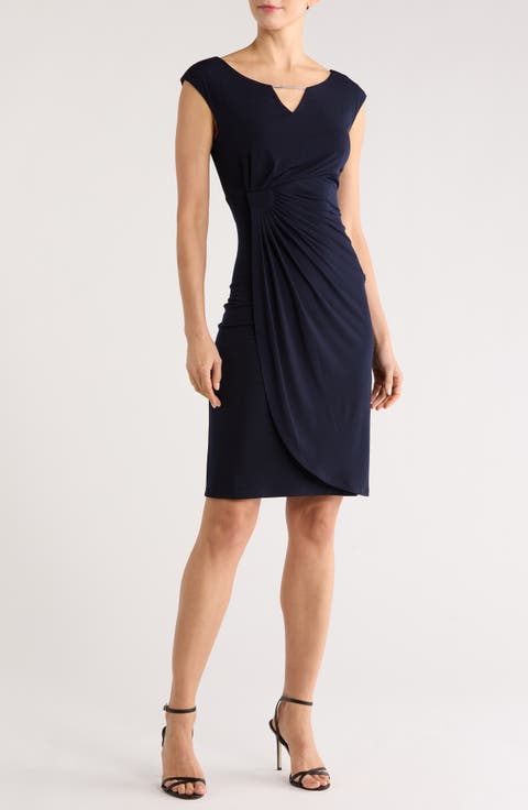 Ity Trim Detail Sheath Dress