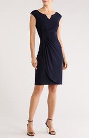 Connected Apparel Ity Trim Detail Sheath Dress