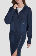 DKNY Mixed Media Hoodie