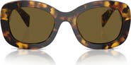Prada 55mm Oval Sunglasses