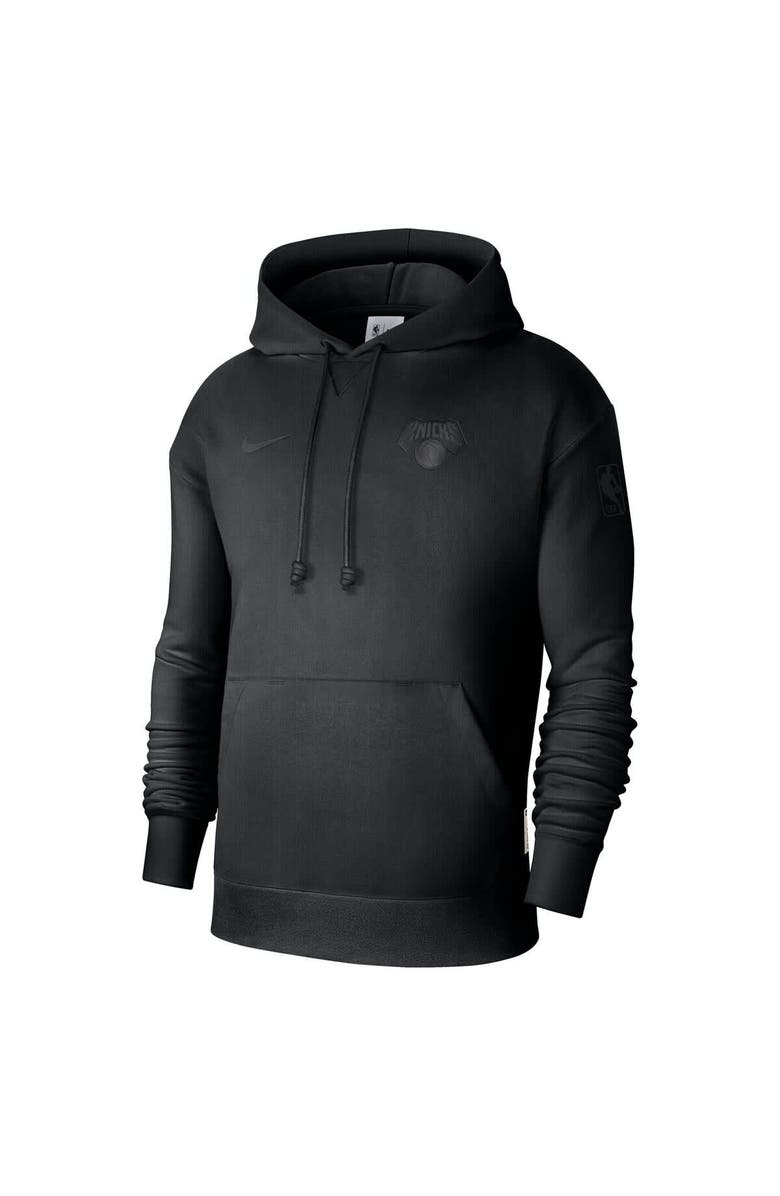 Nike Men's Nike Black New York Knicks Authentic Travel Standard Issue Dri-Fit Hoodie, Alternate, color, Black