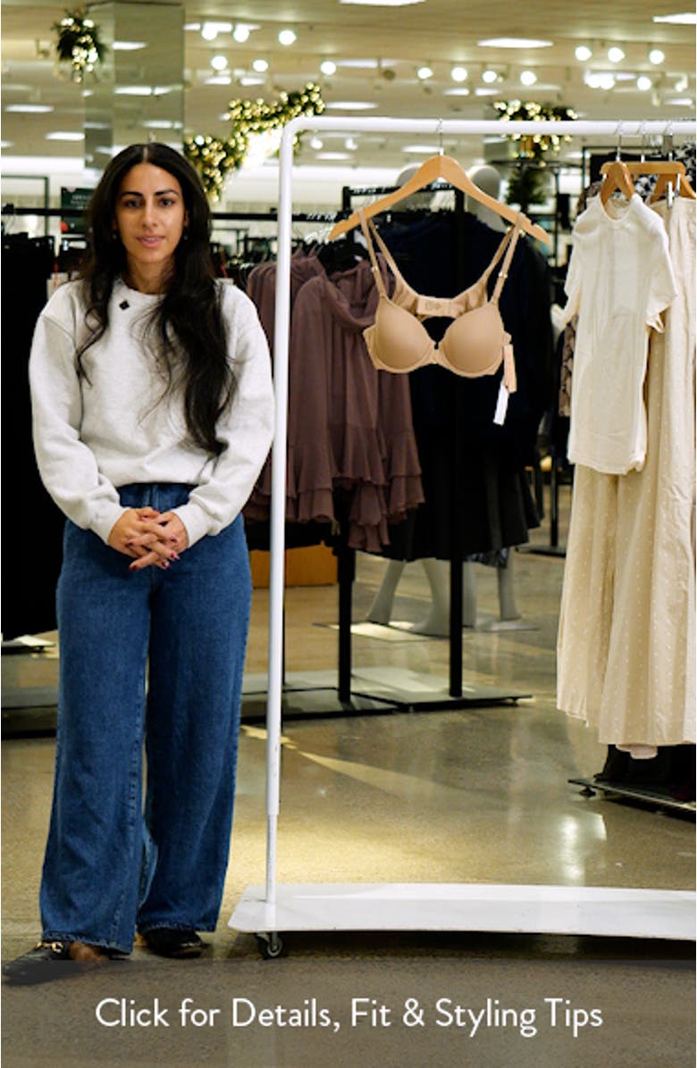 ComfortStretch Underwire Front Closure T-Shirt Bra, sales video thumbnail