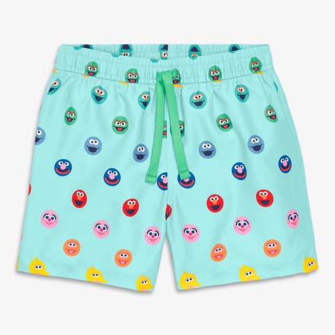 Kids Sesame Street Swim Trunk (Toddler, Little Kid, Big Kid)