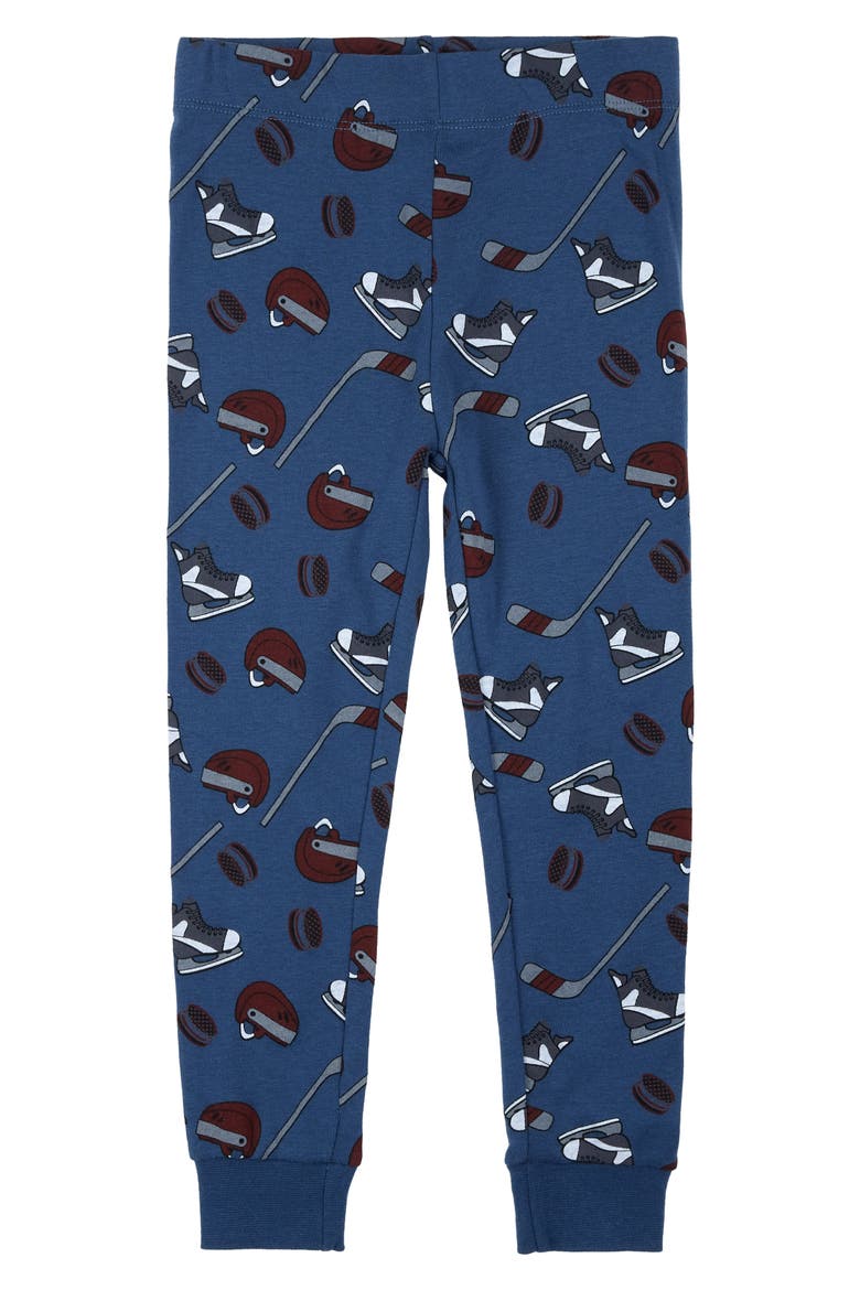 Kids' 4-Piece Pajamas, Alternate, color, HOCKEY