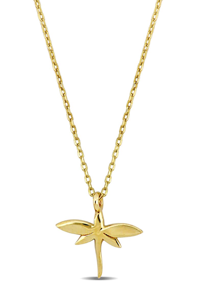 DELMAR Dragonfly Pendant Necklace, Main, color, 