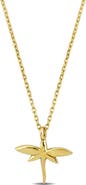 DELMAR Dragonfly Pendant Necklace