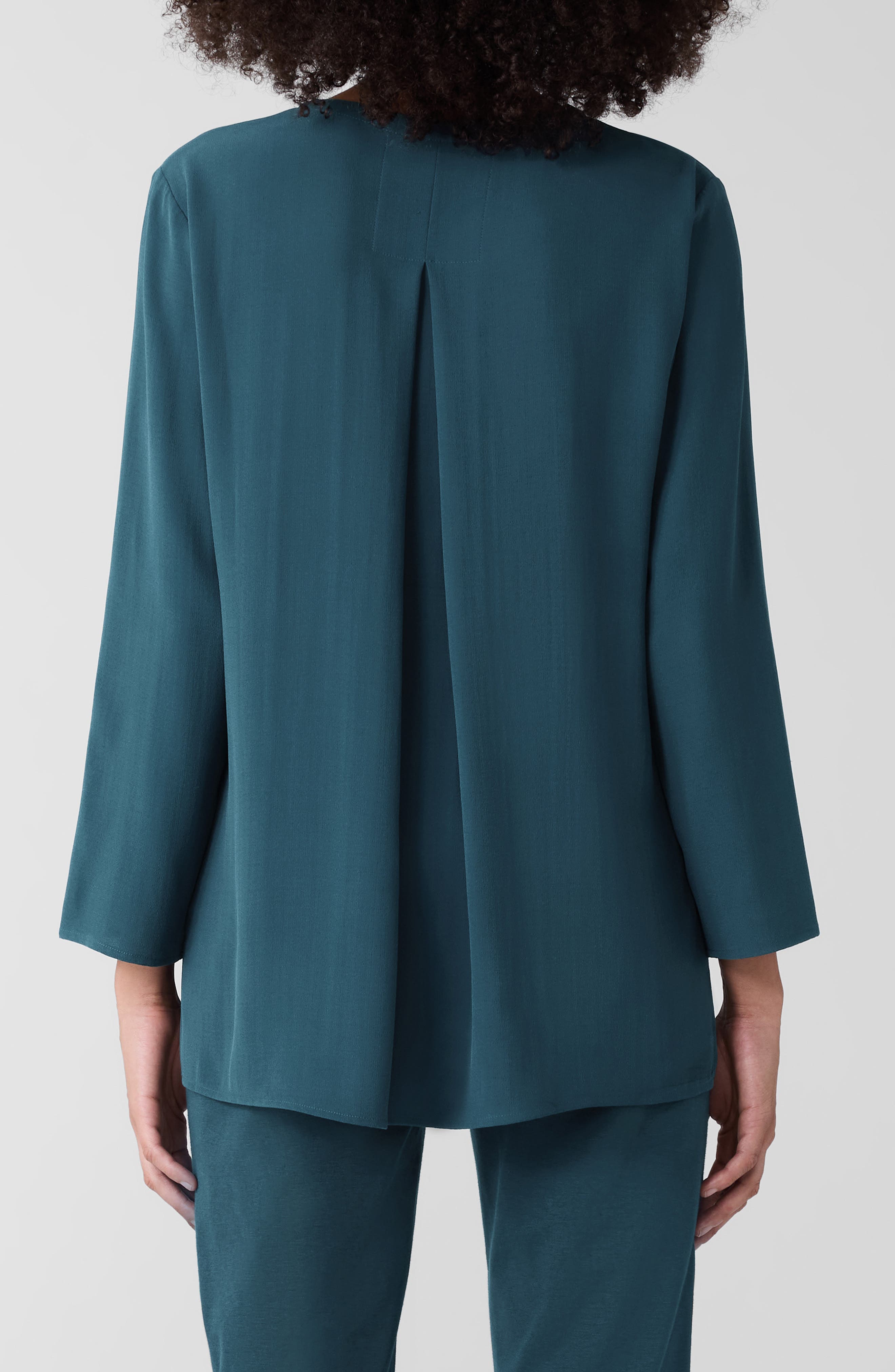 Bracelet Sleeve Silk Tunic - image 2