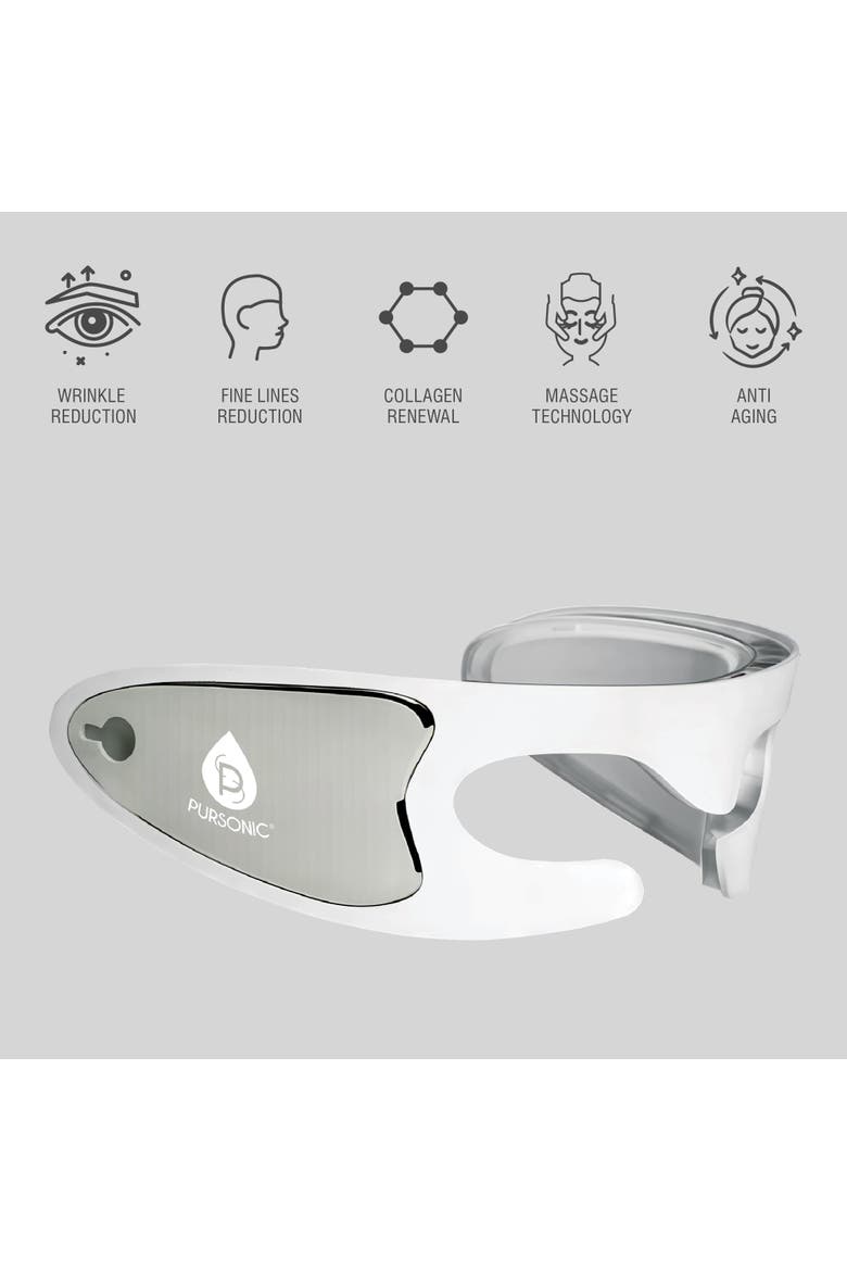Radiant Renewal Duo Facial Steamer & Light Therapy Eye Mask, Alternate, color, White
