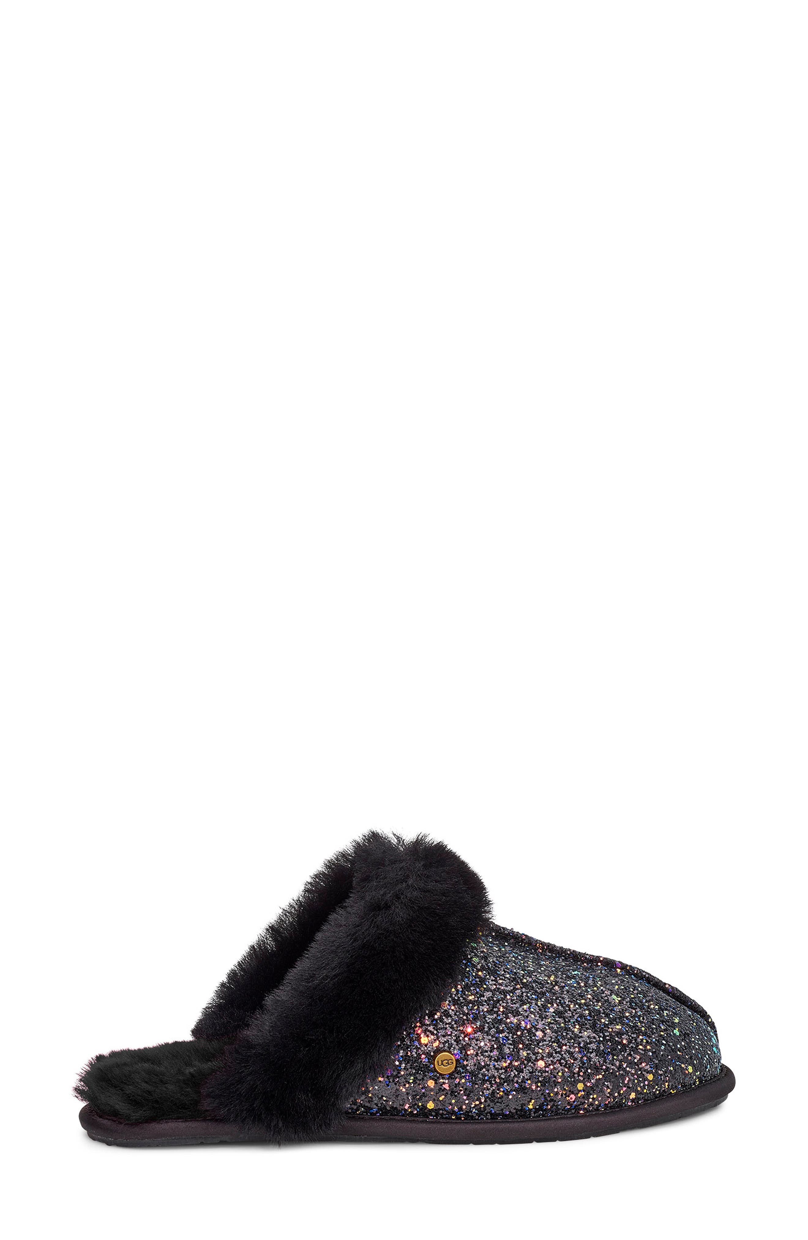 Scuffette II Cosmos Slipper, Alternate, color, BLACK FABRIC