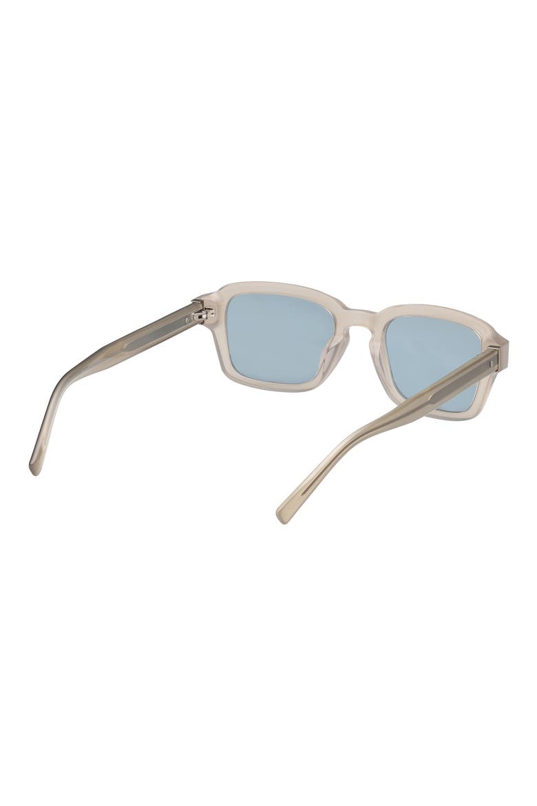 51mm Round Sunglasses, Alternate, color, GREY / BLUE LENS