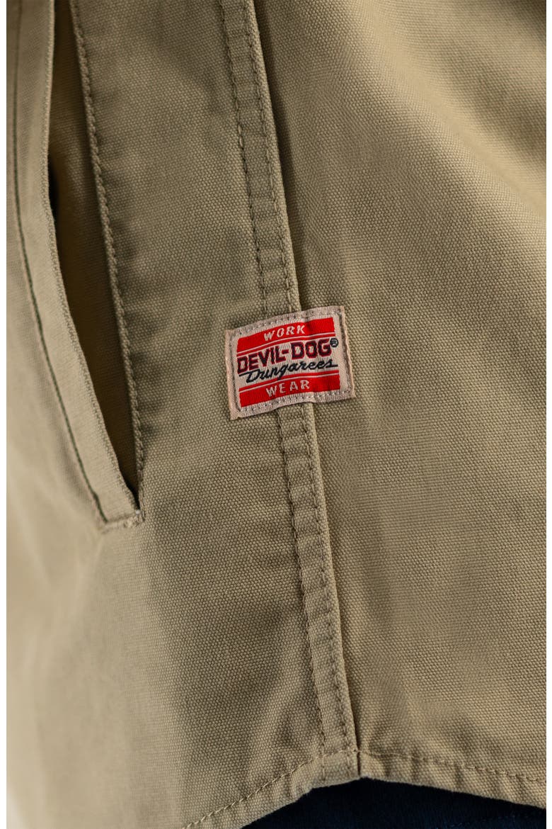 Canvas Button-Up CPO Shirt Jacket, Alternate, color, KELP