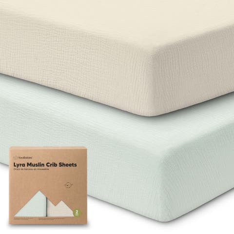 2-Pack Lyra Muslin Crib Sheets
