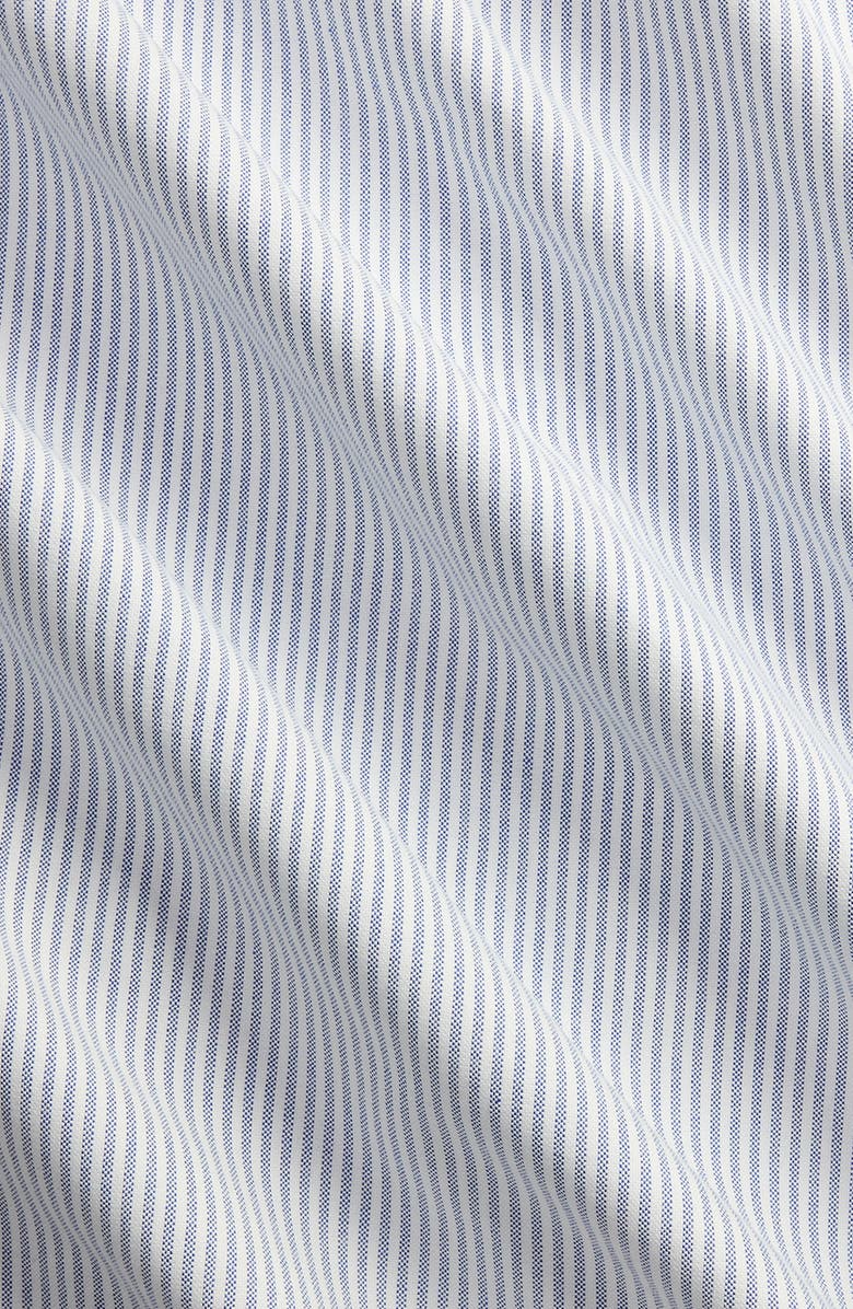 Polo Ralph Lauren Classic Fit Stripe Cotton Button-Down Oxford Shirt, Alternate, color, Navy/ White