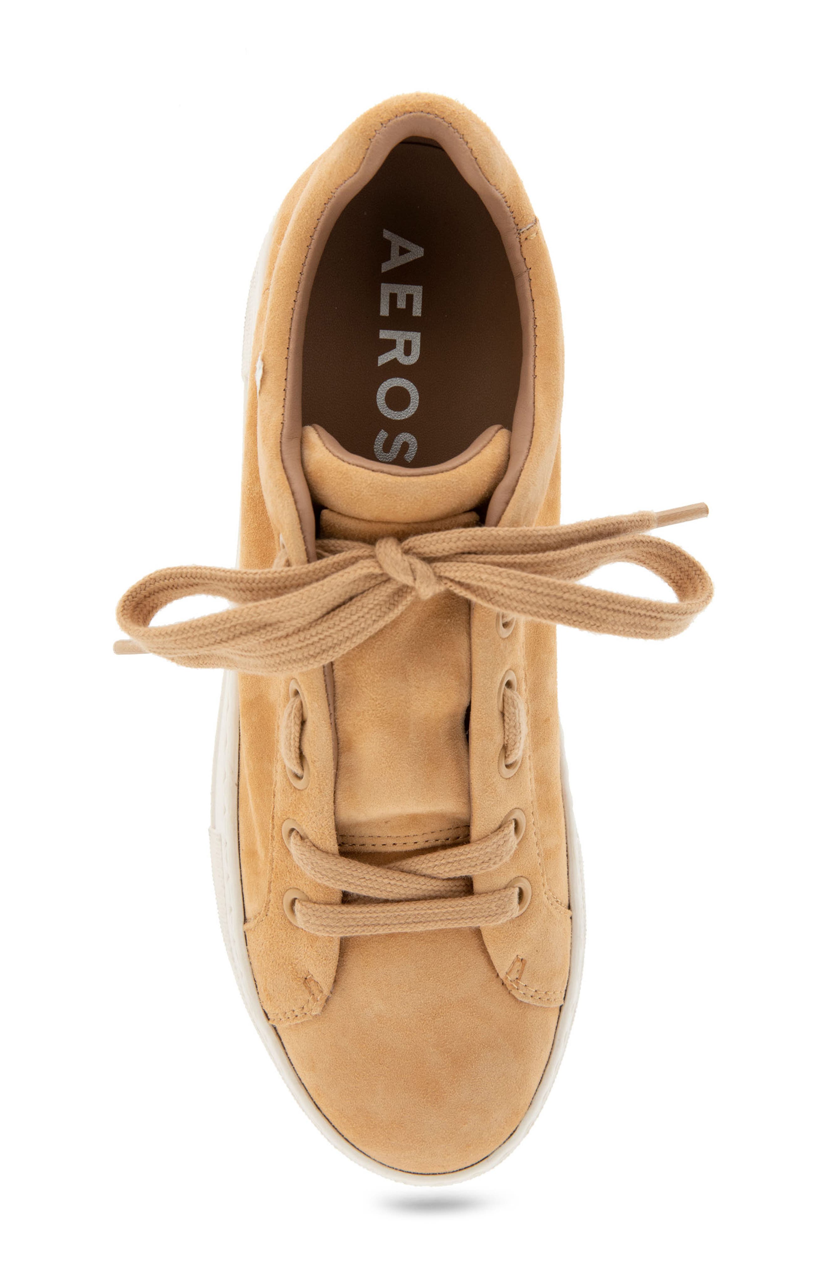 Aerosoles BO Fashion Sneaker, Alternate, color, Beige Suede