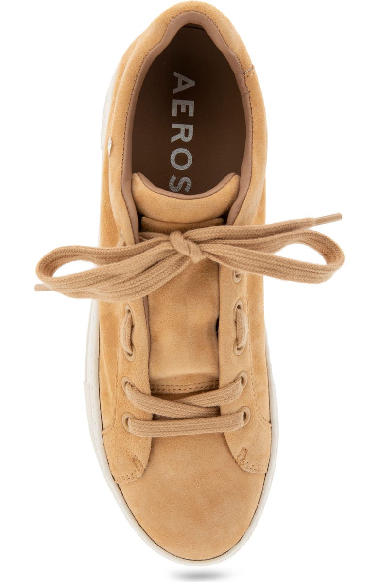 Aerosoles BO Fashion Sneaker, Alternate, color, Beige Suede