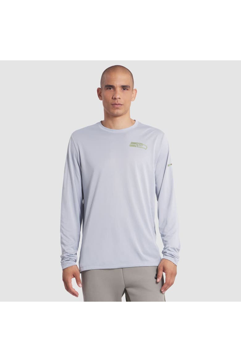 Men's Nike  Wolf Gray Seattle Seahawks 2025 Rivalries Collection Sideline Legend Dri-FIT Long Sleeve T-Shirt, Main, color, Gray