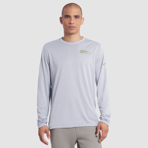 Men's Nike  Wolf Gray Seattle Seahawks 2025 Rivalries Collection Sideline Legend Dri-FIT Long Sleeve T-Shirt