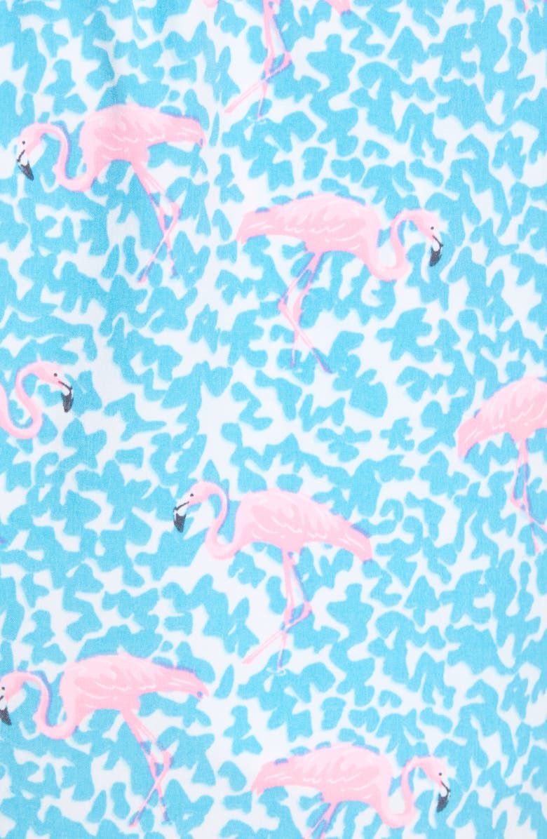 Chubbies Domingos Flamingos 5.5-Inch Swim Trunks, Alternate, color, 