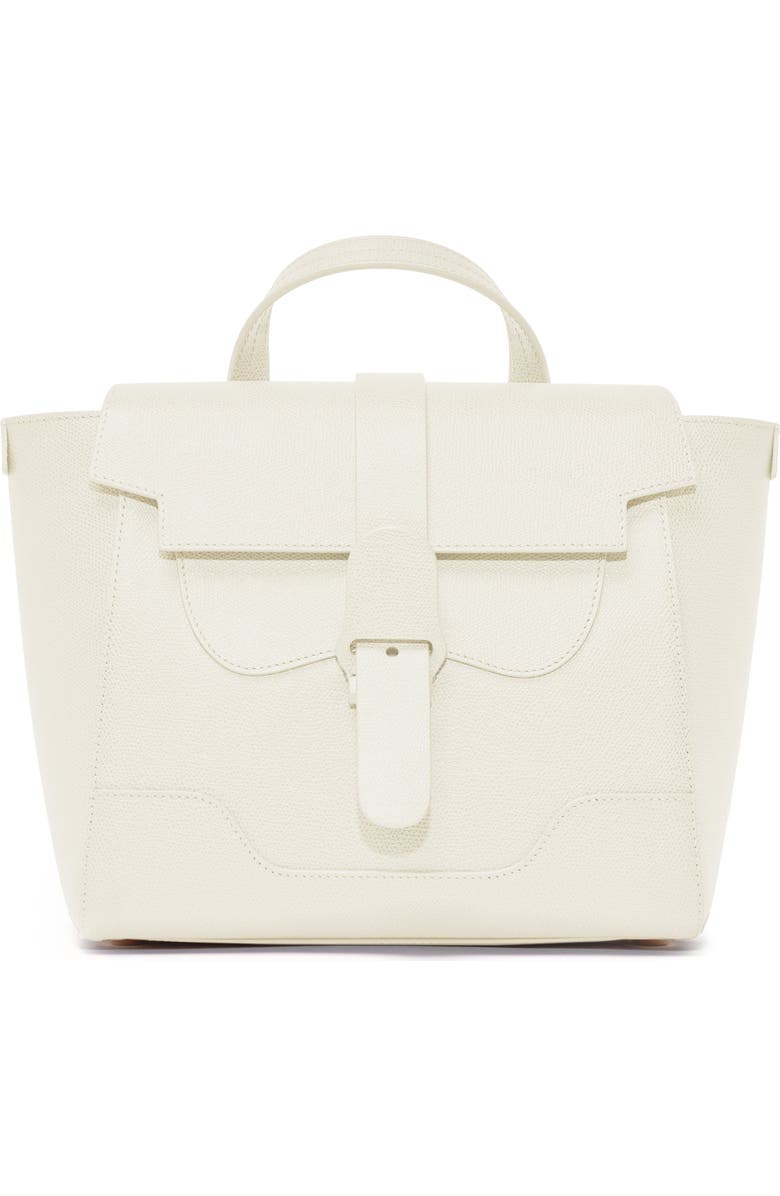 SENREVE Midi Maestra Pebbled Leather 4-Way Convertible Handbag, Main, color, Cream