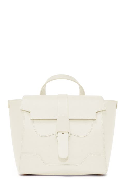 Midi Maestra Pebbled Leather 4-Way Convertible Handbag