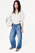 H&M Pintucked cotton blouse