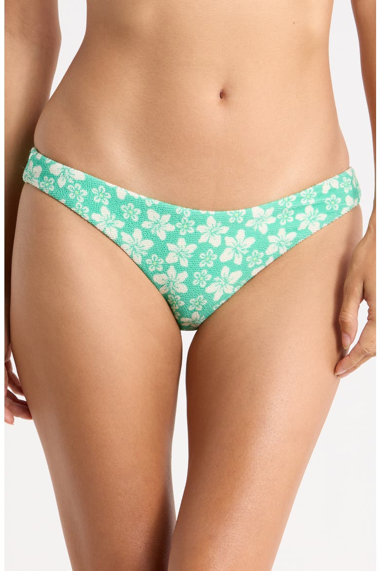 Nocturnal Cheeky Swim Bottoms, Main, color, PALM PARADISE